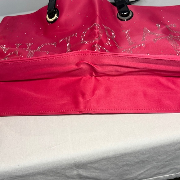 Victoria's Secret Fuchsia and Black Tote - Picture 5 of 5